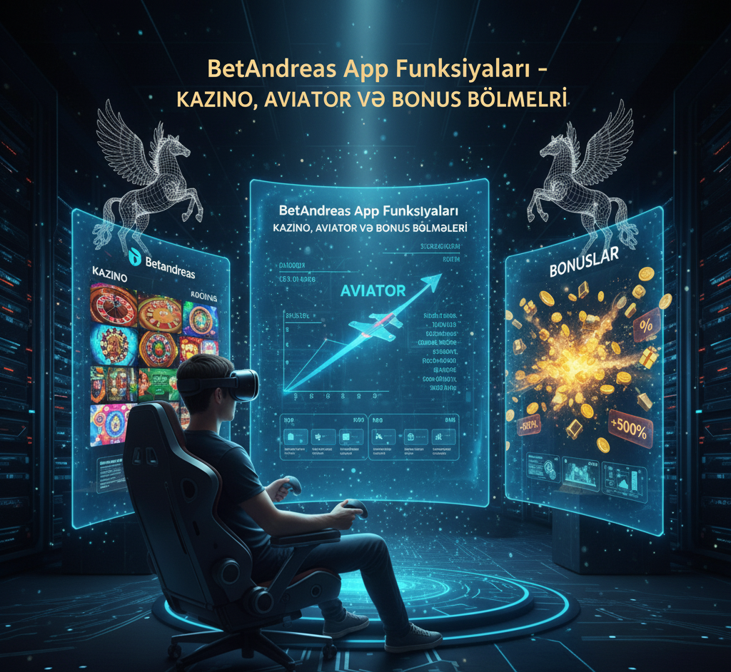 BetAndreas App Funksiyaları – Kazino, Aviator və Bonus Bölmələri