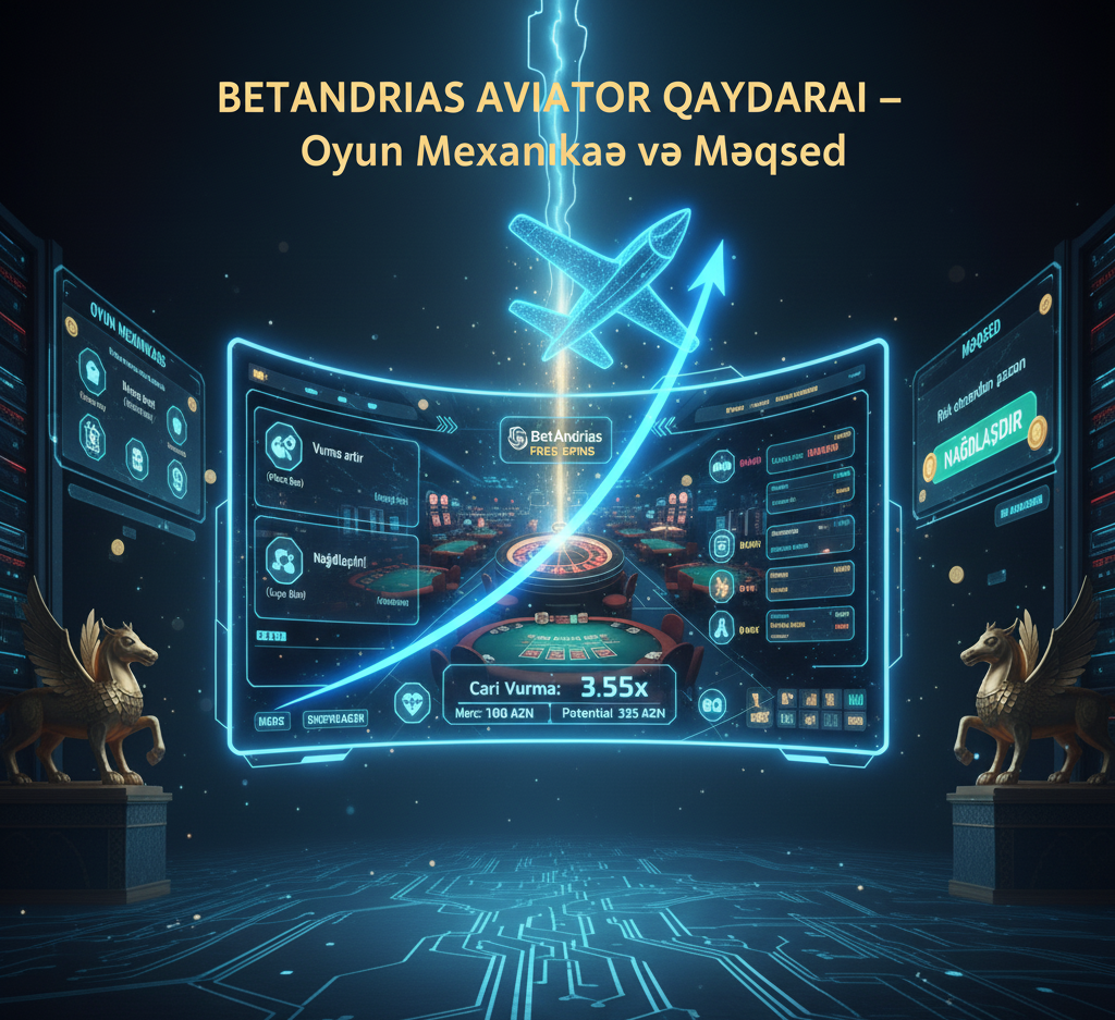 BetAndreas Aviator Qaydaları – Oyun Mexanikası və Məqsəd
