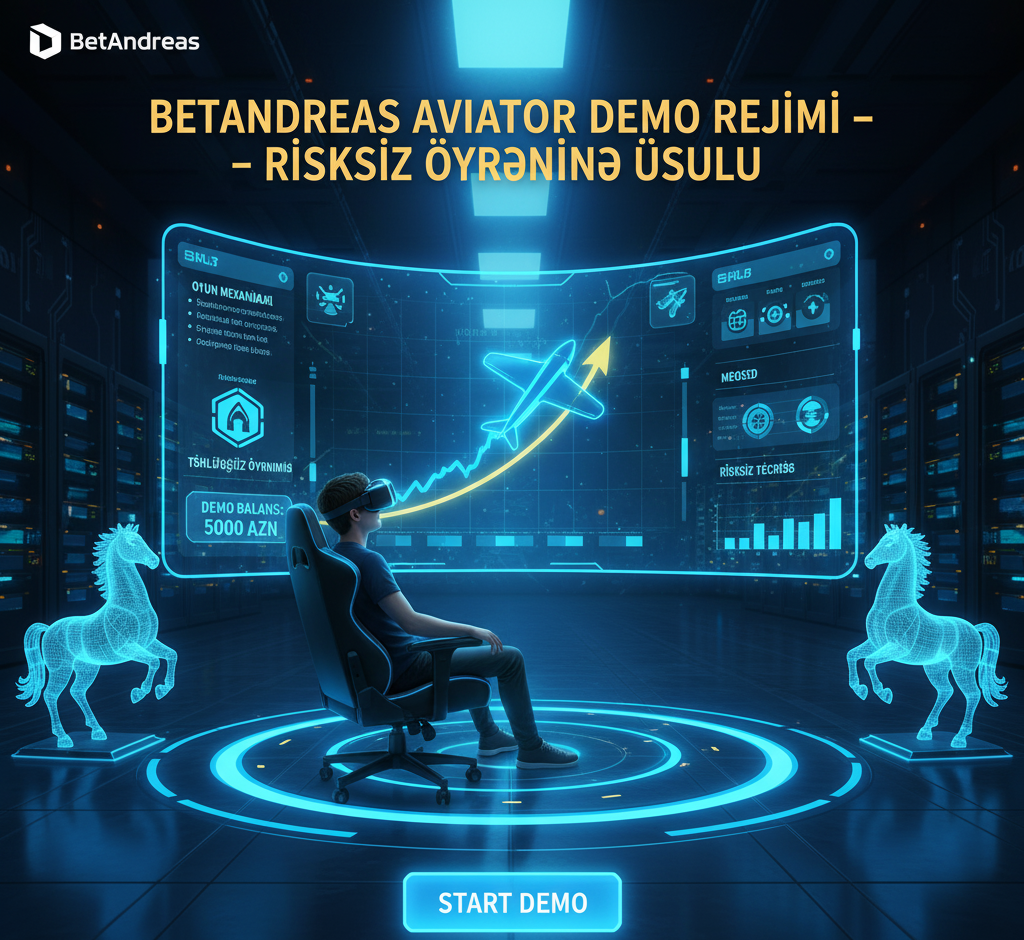BetAndreas Aviator Demo Rejimi – Risksiz Öyrənmə Üsulu