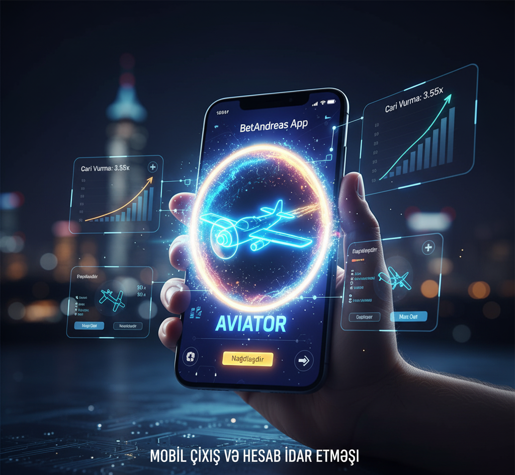 BetAndreas App Vasitəsilə Aviator-a Mobil Çıxış